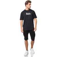 Denim House T-Shirt Herren T-Shirt, Oversize Fit, "Mafia & Escobar" Druck von Denim House