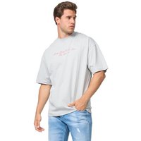 Denim House T-Shirt Oversizd Fit T-Shirt mit besonderem Druck Loose Fit Grau E1075 L von Denim House