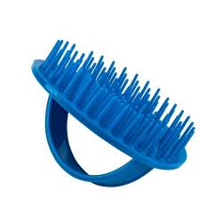 Denman (Blue) Scalp Massager and Detangling Hair Brush for Thick or Thin Hair, Curly or Straight Hair - use in the Shower or Bath - Head and Beard Scrubber - For Women and Men, D6 von Denman