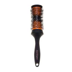Denman (Medium) Thermo Ceramic Hourglass Hot Curl Brush - Hair Curling Brush for Blow-Drying, Straightening, Defined Curls, Volume & Root-Lift - Orange & Black, (DHH3EORG) von Denman