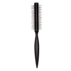 Denman Curling Vented Barrel Round Hair Brush with Nylon Bristles for Fast Drying, Volume and Creating Movement in the Hair, Black, D73 von Denman