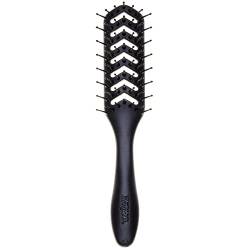 Denman Flexible Vent Brush for Blow Drying - Styling Hair Brush for Wet Dry Curly Thick Straight Hair - For Women and Men (Black), D200 von Denman