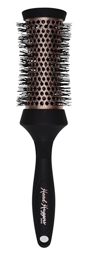 Denman Medium Thermo Ceramic Hourglass Hot Curl Brush, Hair Curling Brush for Blow-Drying, Straightening, Defined Curls, Volume & Root-Lift - Rose Gold & Black von Denman