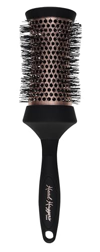 Denman Thermo Ceramic Hourglass Hot Curl Brush - Hair Curling Brush for Blow-Drying, Straightening, Defined Curls, Volume & Root-Lift - Rose Gold & Black von Denman