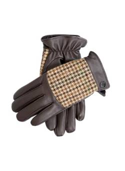 Dents Herren Braun Devon Tweed Handschuhe XL von Dents