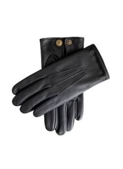 Dents Herren Handschuhe The Suited Racer Lando Touchscreen geprägt – Schwarz/Schwarz Gr. XL, Schwarz von Dents