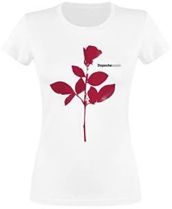 Depeche Mode Frauen T-Shirt weiß 3XL 100% Baumwolle Band-Merch, Bands, Nachhaltigkeit von Depeche Mode