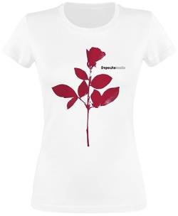 Depeche Mode Frauen T-Shirt weiß XXL 100% Baumwolle Band-Merch, Bands, Nachhaltigkeit von Depeche Mode