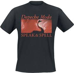 Depeche Mode Speak & Spell Männer T-Shirt schwarz 4XL 100% Baumwolle Band-Merch, Bands, Nachhaltigkeit von Depeche Mode
