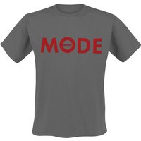 Depeche Mode T-Shirt - Red Logo - S bis 4XL - für Männer - Größe S - charcoal  - Lizenziertes Merchandise! von Depeche Mode