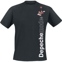 Depeche Mode T-Shirt - Violator Side Rose - S bis XXL - für Männer - Größe L - schwarz  - Lizenziertes Merchandise! von Depeche Mode