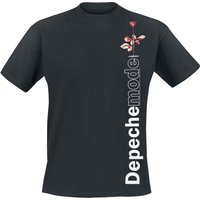 Depeche Mode T-Shirt - Violator Side Rose - S bis XXL - für Männer - Größe XL - schwarz  - Lizenziertes Merchandise! von Depeche Mode