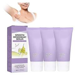 Underarm Deodorant Cream, Underarm Anti-Transpirant und Deodorant, Underarm Brightening Deodorant Cream, Stay Fresh And Dry All Day Long, For Women & Men, Great For Hyperhidrose (3PC) von Depploo