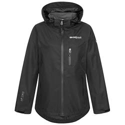 Deproc Active Damen Regenjacke Outdoorjacke mit Kapuze Atmungsaktiv Wasserdicht Wetterfest Windbreaker Übergangsjacke DURELL WOMEN von Deproc Active