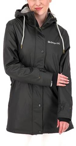 Deproc Active Ellesmere Women's Friesennerz Raincoat Hood Lined Waterproof Weatherproof Transition Jacket New Ellesmere Rain Jacket von Deproc Active