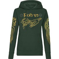 Der Herr der Ringe Kapuzenpullover - Rohan - S bis XL - für Damen - Größe L - grün  - Lizenzierter Fanartikel von Der Herr der Ringe