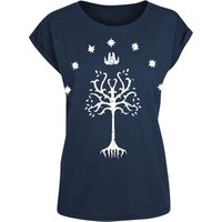 Der Herr der Ringe T-Shirt - Tree Of Gondor - S bis XXL - für Damen - Größe XXL - dunkelblau  - EMP exklusives Merchandise! von Der Herr der Ringe