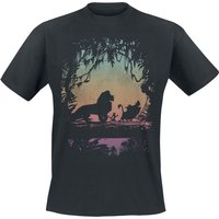 Der König der Löwen - Disney T-Shirt - Eastern Trail - M bis XXL - für Männer - Größe L - schwarz  - Lizenzierter Fanartikel von Der König der Löwen