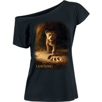 Der König der Löwen - Disney T-Shirt - Little Lion - S bis XXL - für Damen - Größe M - schwarz  - Lizenzierter Fanartikel von Der König der Löwen