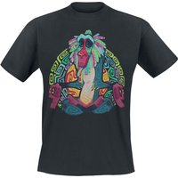 Der König der Löwen - Disney T-Shirt - Rafiki - S bis XXL - für Männer - Größe M - schwarz  - Lizenzierter Fanartikel von Der König der Löwen