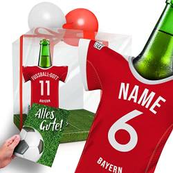 Mein Trikotkühler | Das PERSONALISIERBARE Männergeschenk für echte Bayern-Fans | Stylisches Geschenk Ehe-Mann Freund Vater Geburtstag | Getränkekühler by myfanshirt.com von Der Trikotkühler > Geschenke für Männer