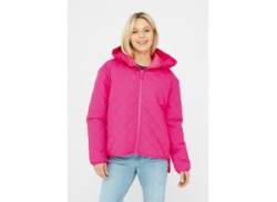 Anorak DERBE "Quiltby Short" Gr. 36, pink (pink glo) Damen Jacken Regenjacken Anoraks von Derbe