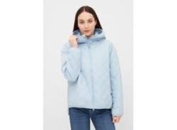 Anorak DERBE "Quiltby Short" Gr. 42, blau (skyride) Damen Jacken Regenjacken Anoraks von Derbe