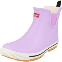 Derbe Damen Halbschaft Wattpuuschen 2.0 Gefüttert Purple Rose Gummistiefel von Derbe