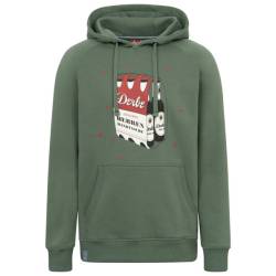 Derbe - Herrenhandtasche Rot-Weiß - Hoodie Gr M oliv von Derbe