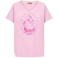 Derbe Print-Shirt Matrosenrobbe Damen T-Shirt (1-tlg) von Derbe