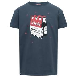 Derbe - S/S Herrenhandtasche Rot-Weiß - T-Shirt Gr XL blau von Derbe
