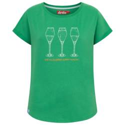 Derbe - Women's S/S Die Klügere - T-Shirt Gr M grün von Derbe