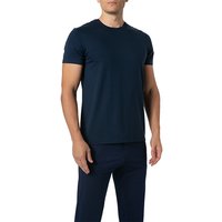 DEREK ROSE Herren T-Shirt blau Modal unifarben von Derek Rose