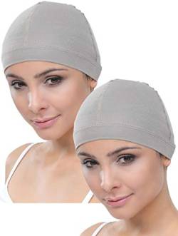 Deresina Bambus Perücke Kappe für Haarausfall (2 Stück) (Taupe) von Deresina Headwear