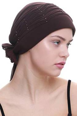 Deresina Damen Dezwirnt Chemo Kopfbedeckung (Braun) von Deresina Headwear