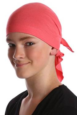 Deresina Headwear Bandana für Jungs für Haarverlust, krebs, chemo (Ziegelstein-Rosa) von Deresina Headwear