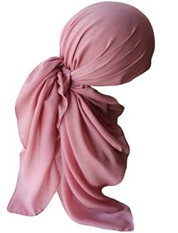 Deresina Headwear Frauenalltags Weiche Quadratisch Kopftücher (11-Dusty Rose) von Deresina Headwear