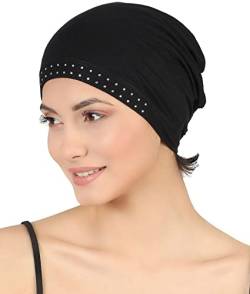 Deresina Headwear Jeweled Wesentliche Kopfbedeckung Chemo (Schwarz) von Deresina Headwear