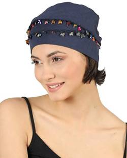 Deresina Headwear Kein Binder Bandana für Damen - Denim von Deresina Headwear