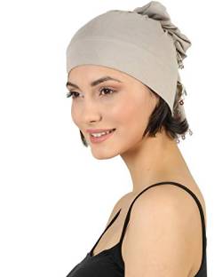 Deresina Headwear Kein Binder Bandana für Damen - Taupe von Deresina Headwear