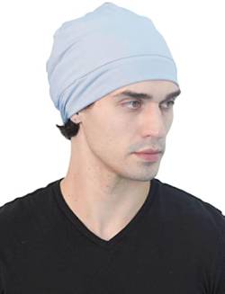 Deresina Headwear Satin Beanie, Sleep Cap for Hair Loss - (Cloud Blue) von Deresina Headwear