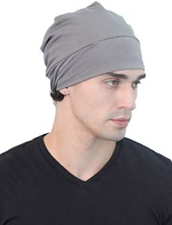 Deresina Headwear Satin Beanie, Sleep Cap for Hair Loss - (Grey) von Deresina Headwear