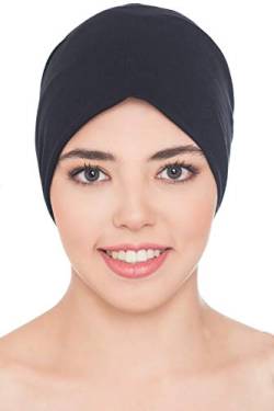 Deresina Headwear Unisex Reversibel Beanie für Krebs, Haarausfall (Schwarz) von Deresina Headwear