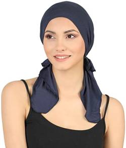 Deresina Headwear Vorgebundenes Bandana (Denim) von Deresina Headwear