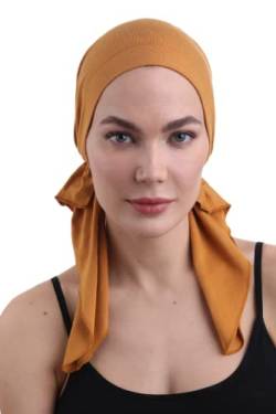 Deresina Headwear Vorgebundenes Bandana (Honey) von Deresina Headwear