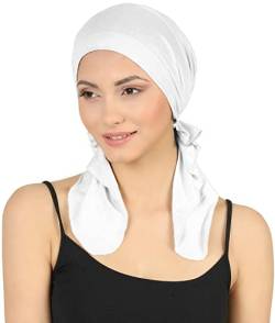 Deresina Headwear Vorgebundenes Bandana (White) von Deresina Headwear