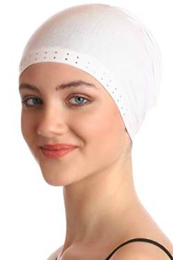Deresina Jeweled Wesentliche Kopfbedeckung Chemo (Cream) von Deresina Headwear