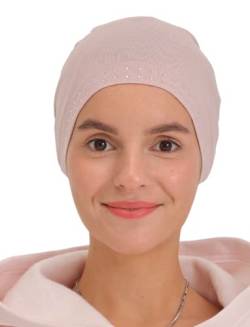 Deresina Jeweled Wesentliche Kopfbedeckung Chemo (Rosa) von Deresina Headwear