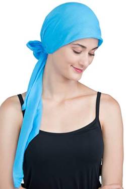 Deresina Organic Easy Tie Chemo Kopftuch (Baby Blau) von Deresina Headwear