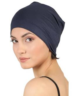 Deresina Schlafmutze Kopfbedeckung Chemo - (Denim Blau) von Deresina Headwear